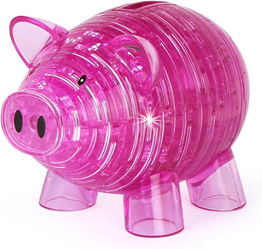 3d crystal puzzle pig assembly guide