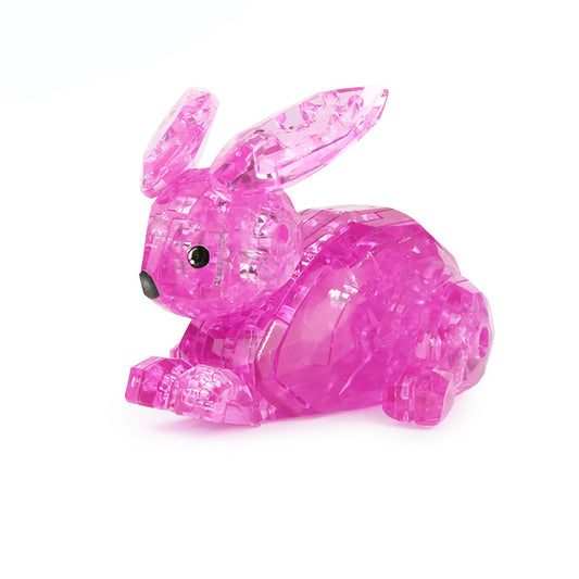 3d crystal puzzle rabbit assembly guide