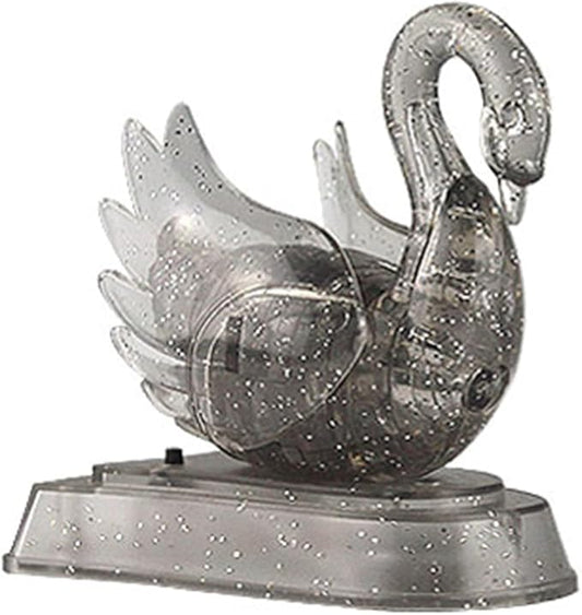 3d crystal puzzle swan assembly guide