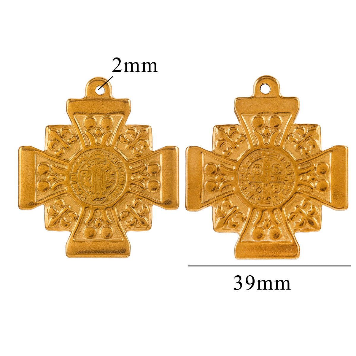 Stainless Steel Cross Queen Pharaoh Pendant - Unique Designed Statement Jewelry Charm for Necklaces