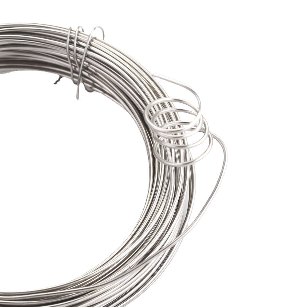 10 Meters Solid Stainless Steel Wire - Thin Beading Wire for DIY