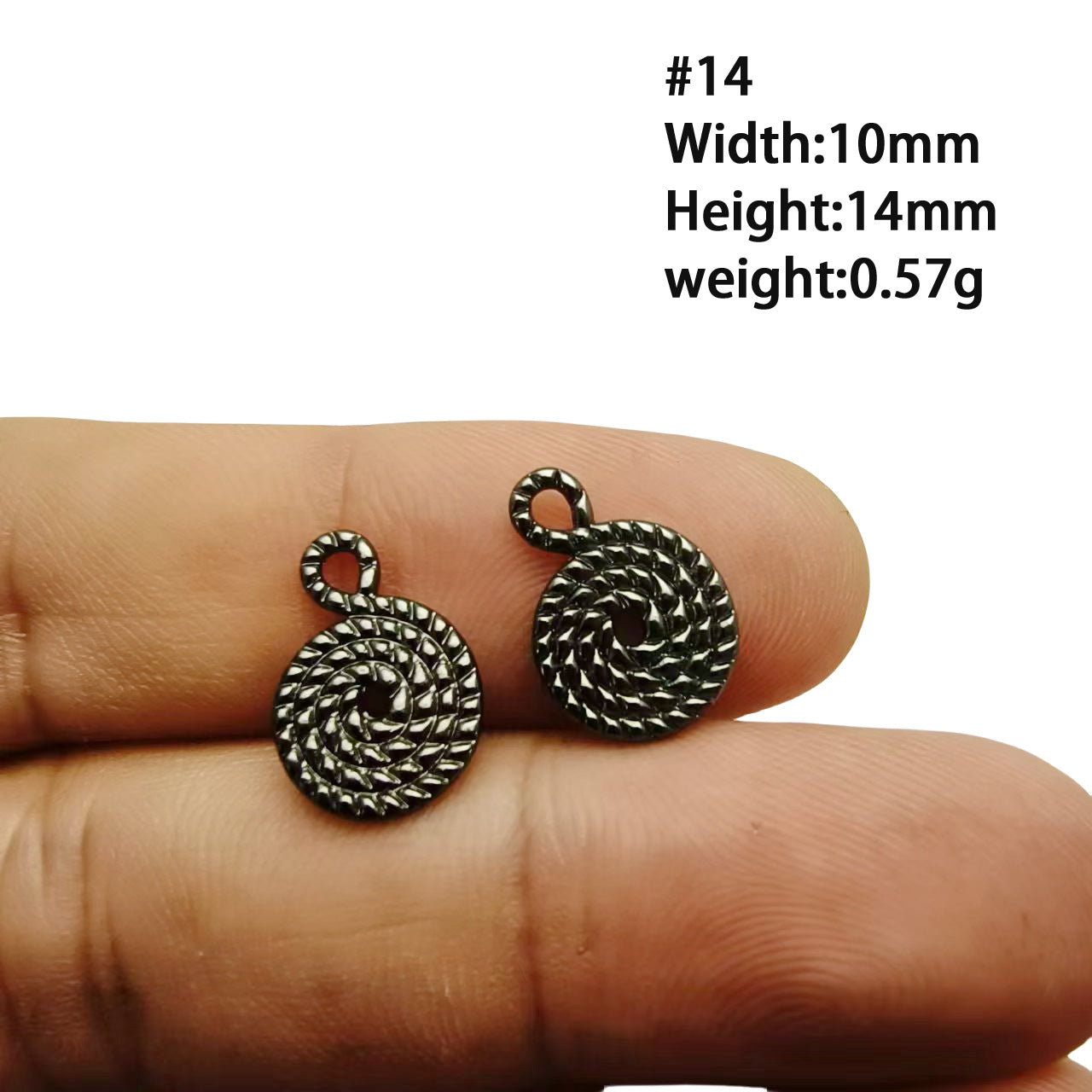 A Series of Charm 4: 10PCS Dark Gothic Black Flower Animal Pendants, Vintage Charm for DIY Jewelry, Retro Dark Style Pendant for Necklace or Earrings