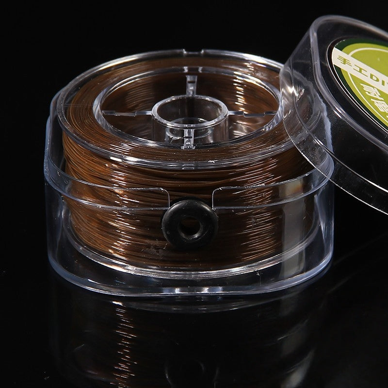 Clear Crystal Elastic Cord for Jewelry Making - Stretch Beading Thread for Bracelets, Necklaces & Crafts, Durable Transparent Elastic String
