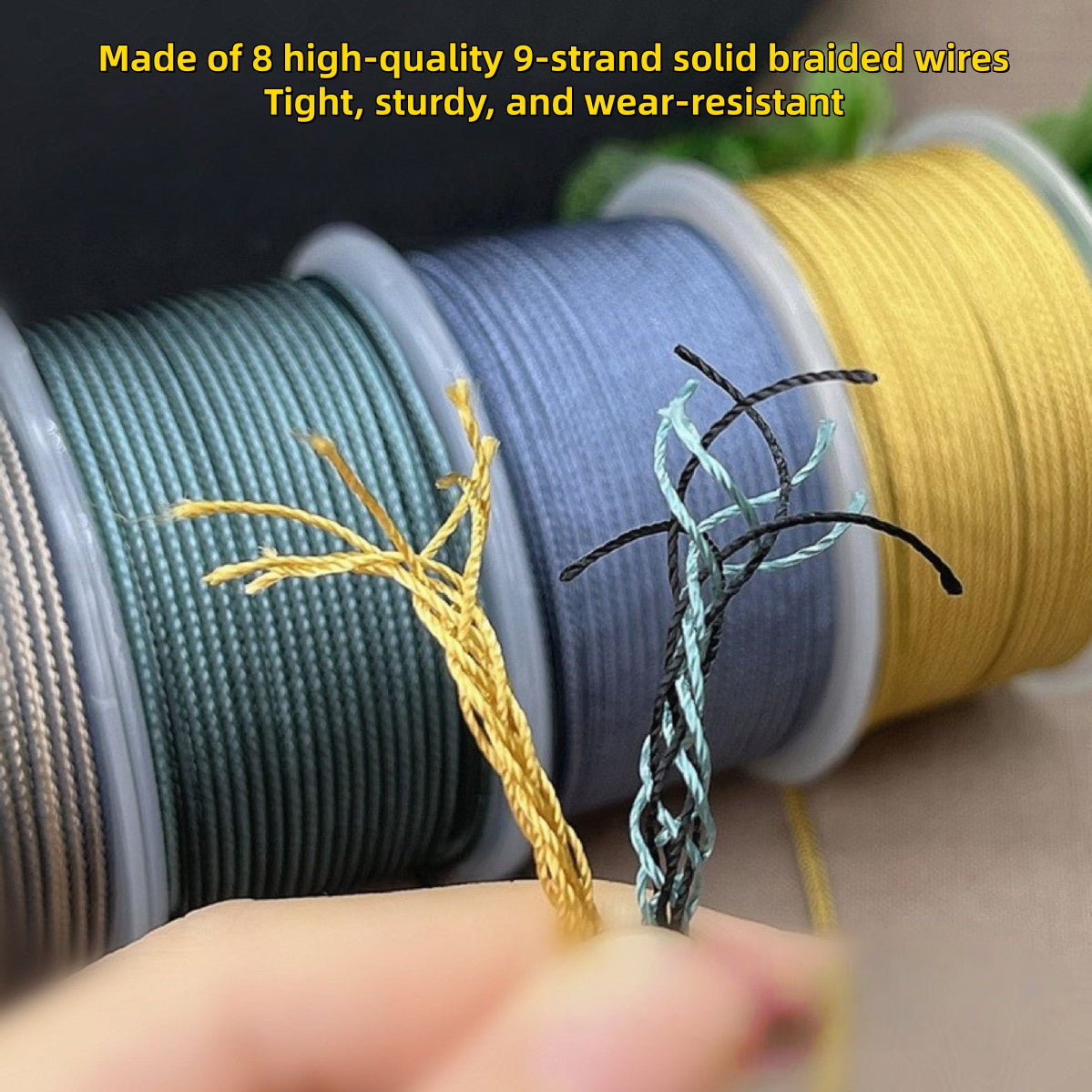 2mm Lucky Knot Braided Cord for Jade Pendant, Adjustable Necklace/Bracelet String, Single or Dual Color, DIY Jewelry Supplies (12m/Roll)