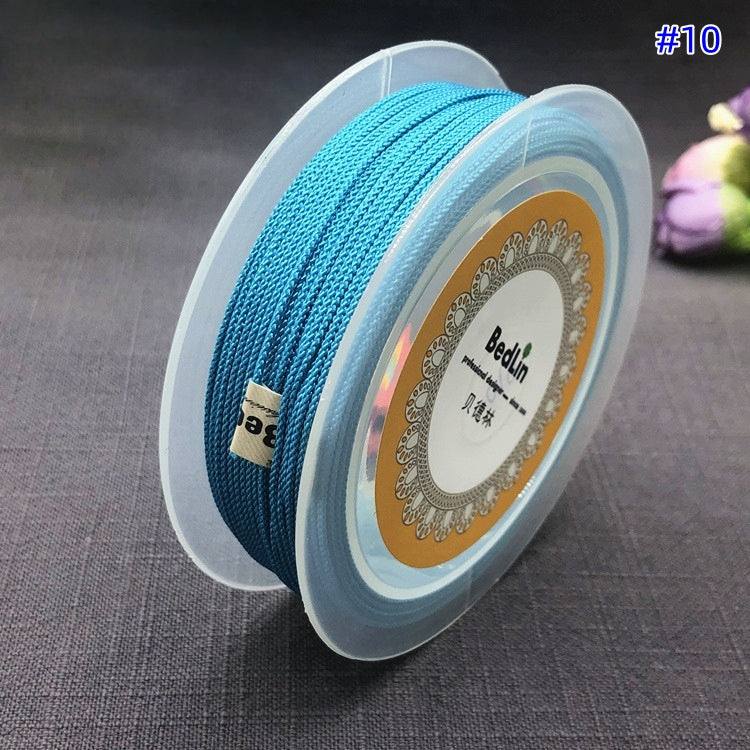 2.0mm BedLin Braided Cord for DIY Necklace, Pendants, and Beaded Jewelry – Ideal for Chinese Knotting and Hanging Straps-10 Meters