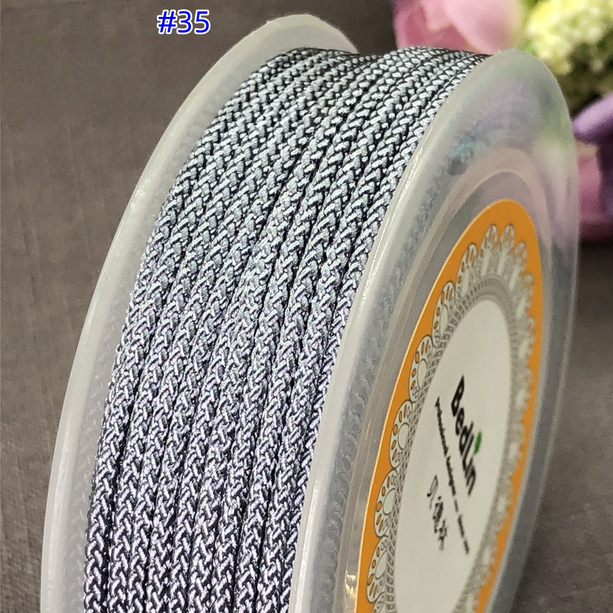 2.0mm BedLin Braided Cord for DIY Necklace, Pendants, and Beaded Jewelry – Ideal for Chinese Knotting and Hanging Straps-10 Meters