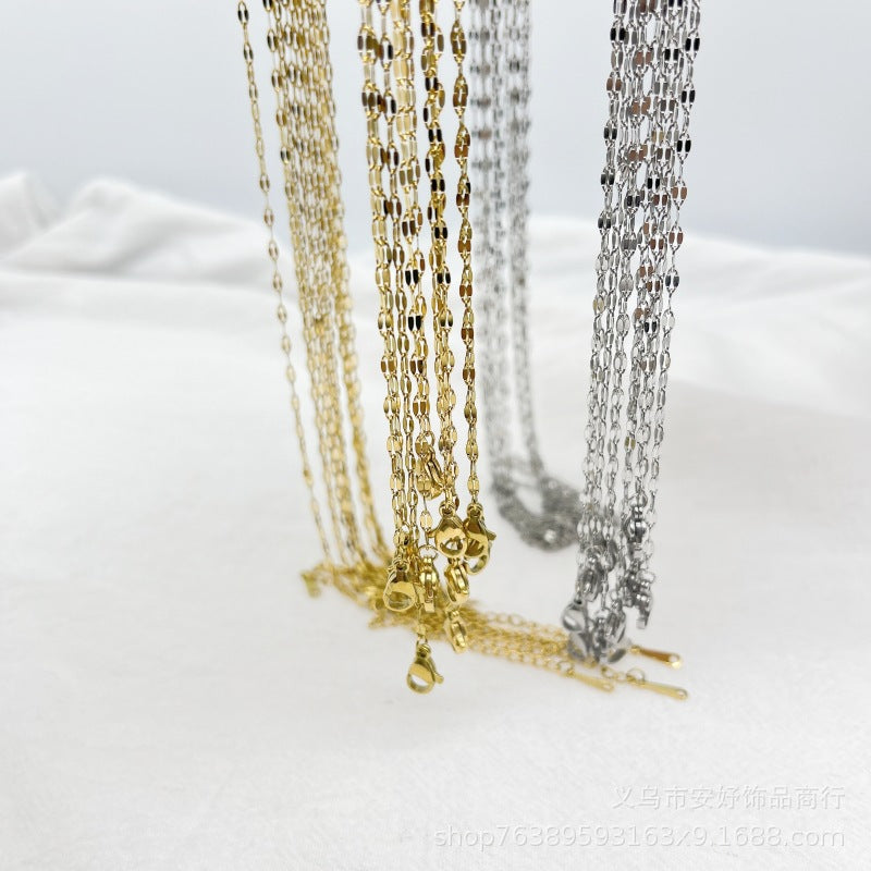 Stainless Steel Lips Neclace chain