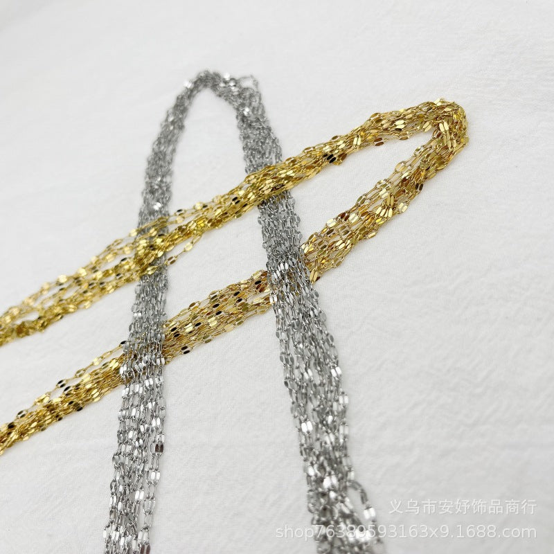 Stainless Steel Lips Neclace chain