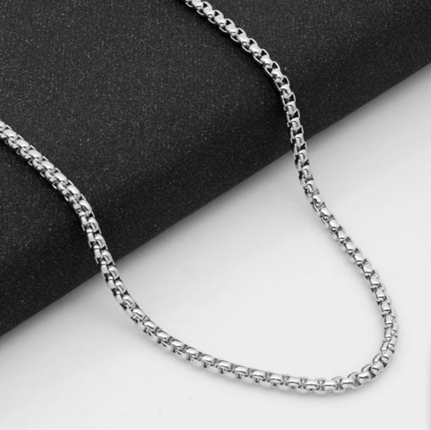 2mm Stainless steel box - style chain--1 Meter