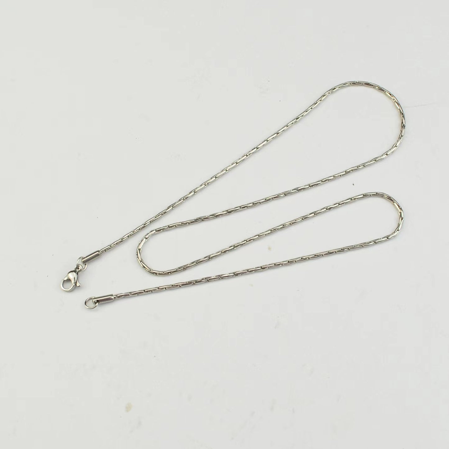 Stainless Steel Cross Hammer Round Chain - Titanium Steel Men's Bracelet & Necklace, Stylish Trendy Fashion Accessories for DIY