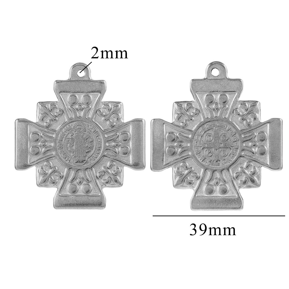 Stainless Steel Cross Queen Pharaoh Pendant - Unique Designed Statement Jewelry Charm for Necklaces