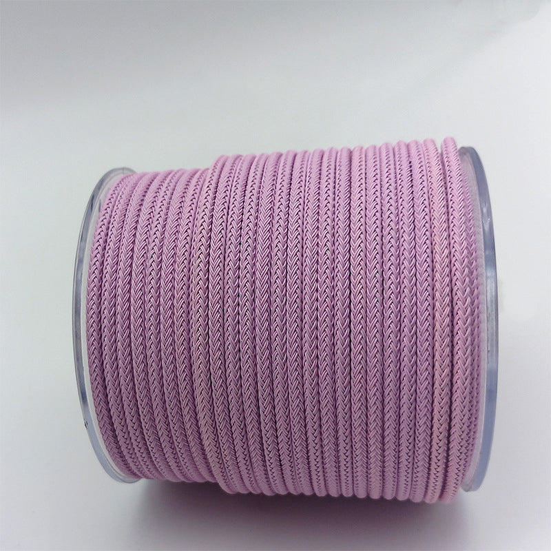 3mm Colorful Braided Stainless Steel Rope - Dainty Jewelry Handmade Bangle for Her (1 Meter)