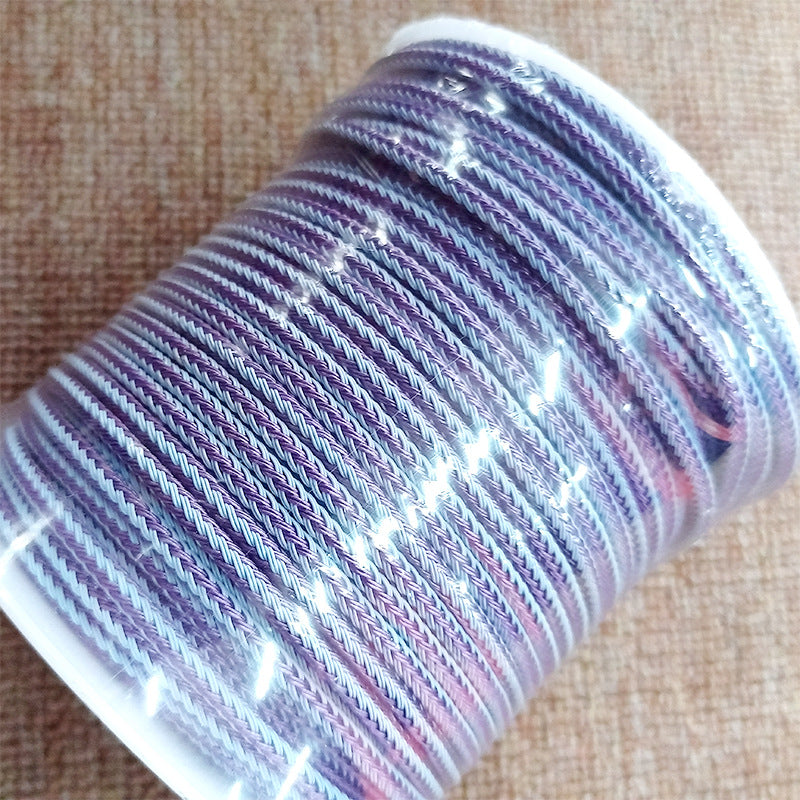 3mm Colorful Braided Stainless Steel Rope - Dainty Jewelry Handmade Bangle for Her (1 Meter)