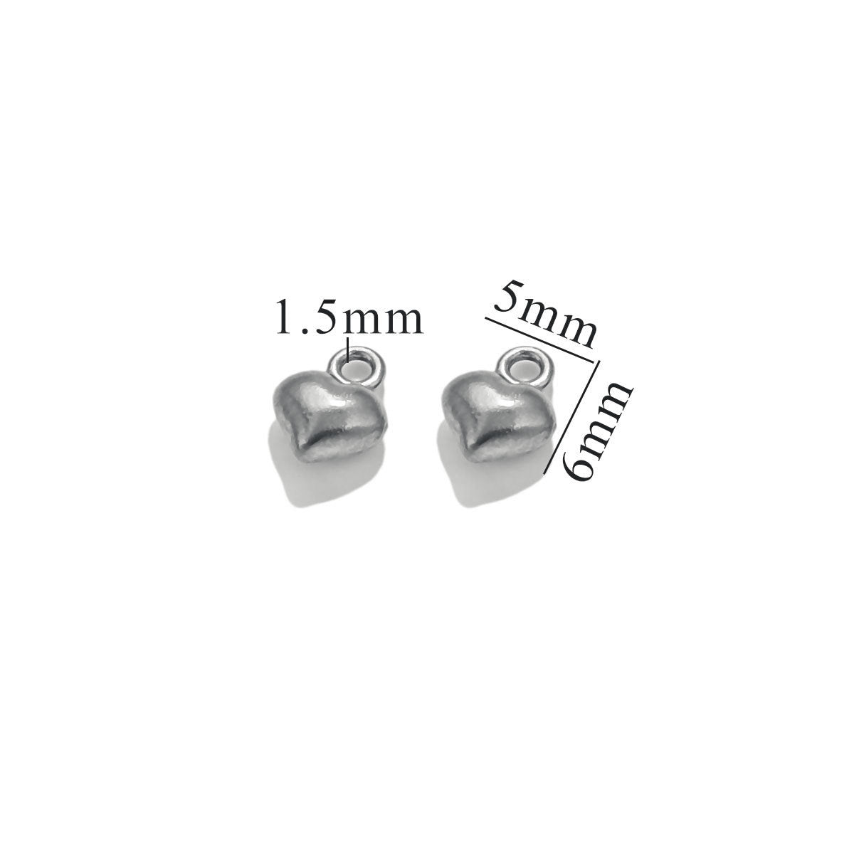 10PCS Stainless Steel Moon & Sun Mini Pendants | Cute Tiny Charms, Ideal Accessories for Necklaces & DIY Jewelry Making