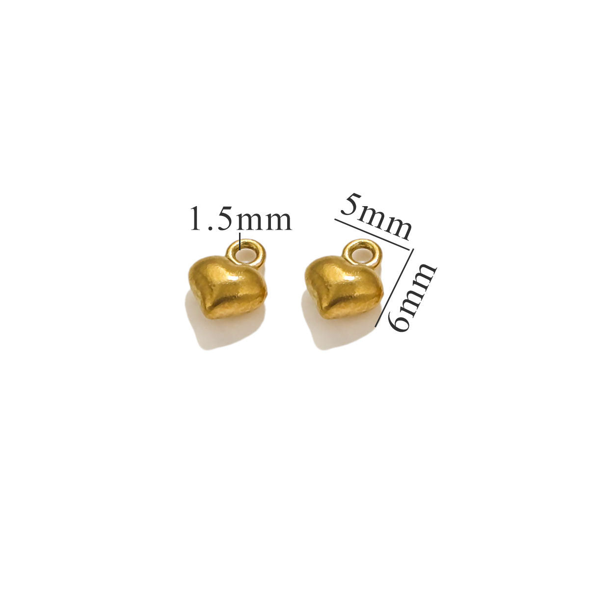 10PCS Stainless Steel Moon & Sun Mini Pendants | Cute Tiny Charms, Ideal Accessories for Necklaces & DIY Jewelry Making