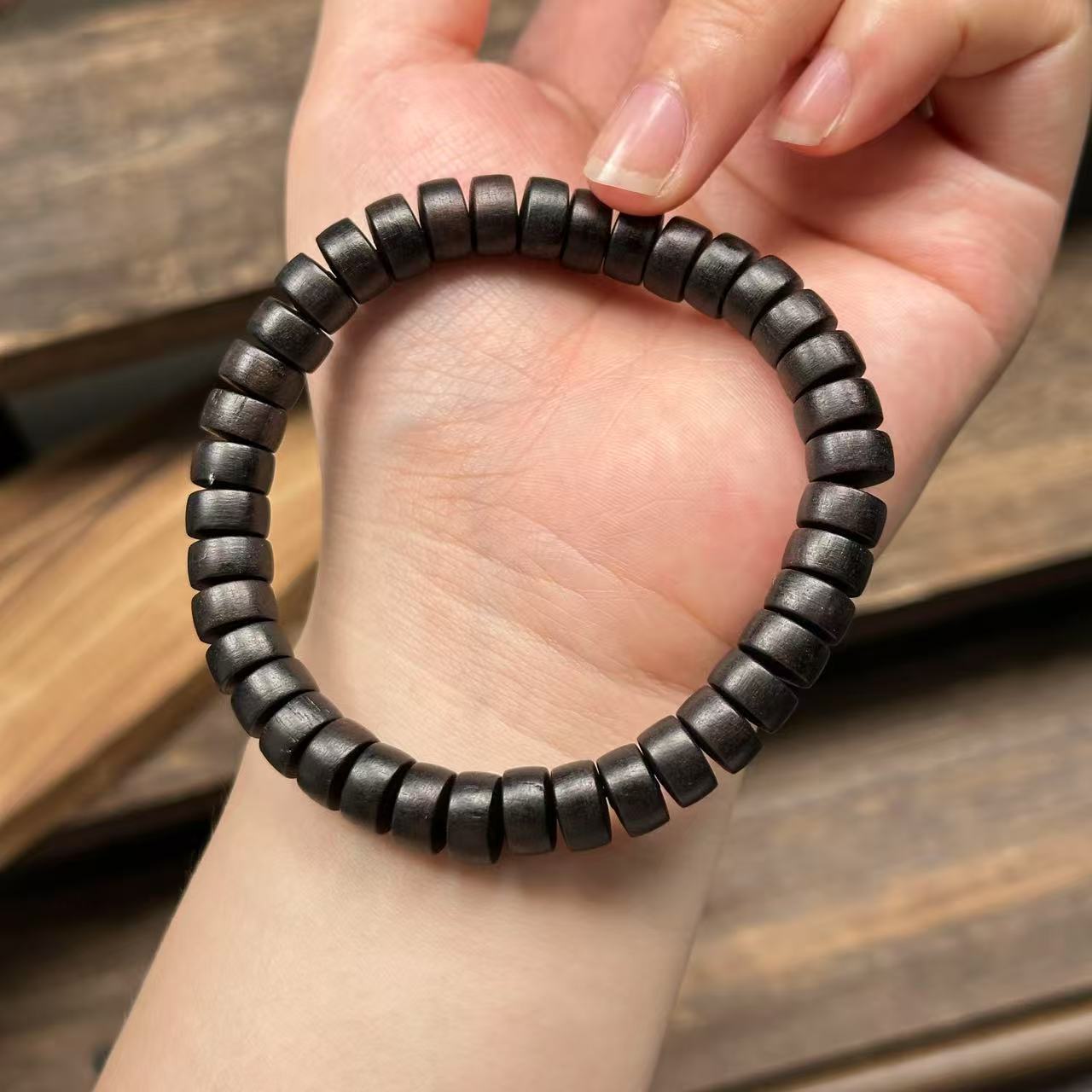 5x9mm Natural Agarwood Bracelet for Men & Women