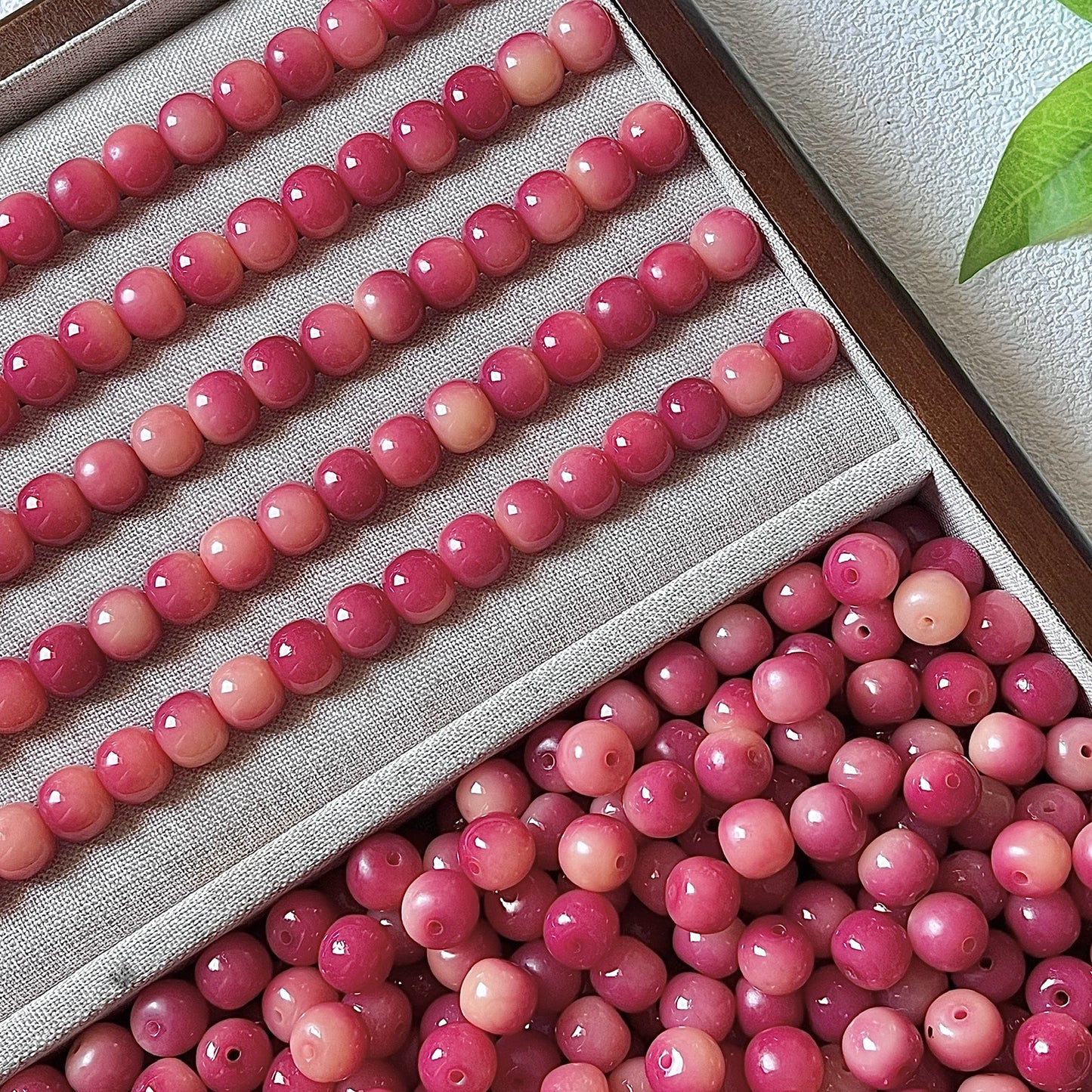 10mm Bodhi Seed Beads, Natural Buddhist Prayer Beads, Round Meditation Mala Beads for Jewelry Making, DIY Bracelet Necklace Supplies (50PCS)