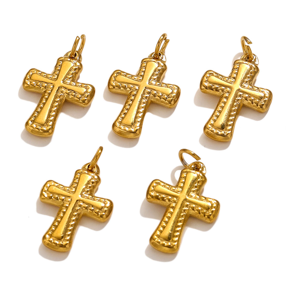 Stainless Steel Cross Pendant - Premium Heavy-Duty Craftsmanship, Elegant Statement Jewelry Charm