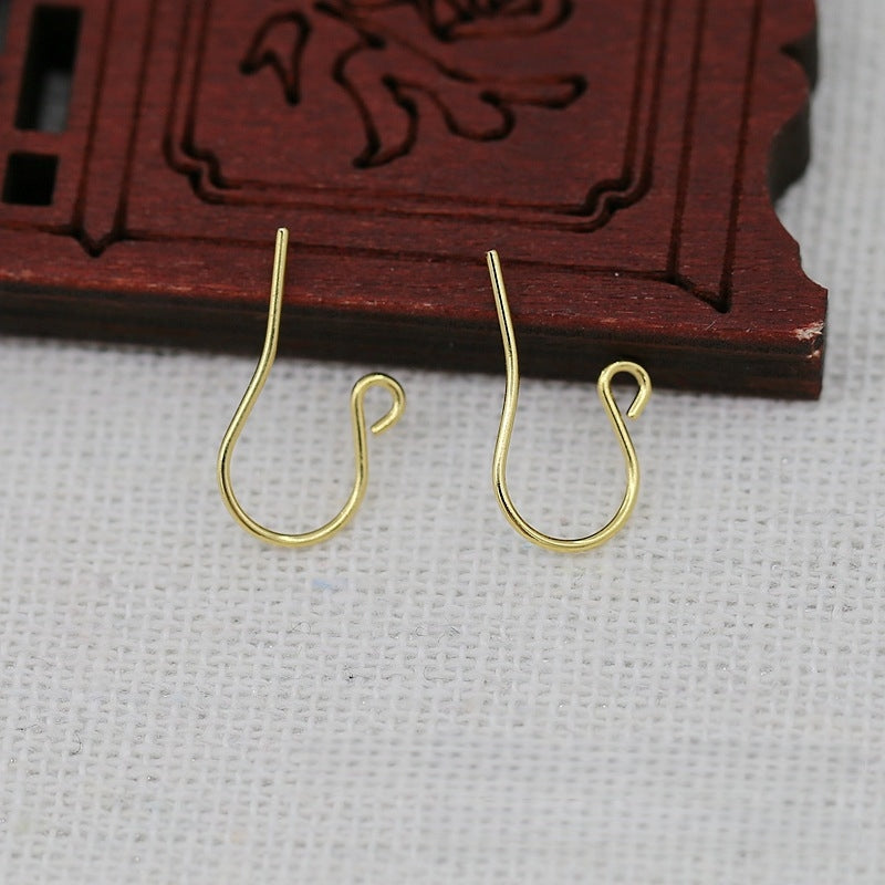 5Pairs 24K Gold Plated Brass Earring Hooks, Long and Short Options, Tarnish Resistant Ear Wires, DIY Jewelry Findings for Earrings