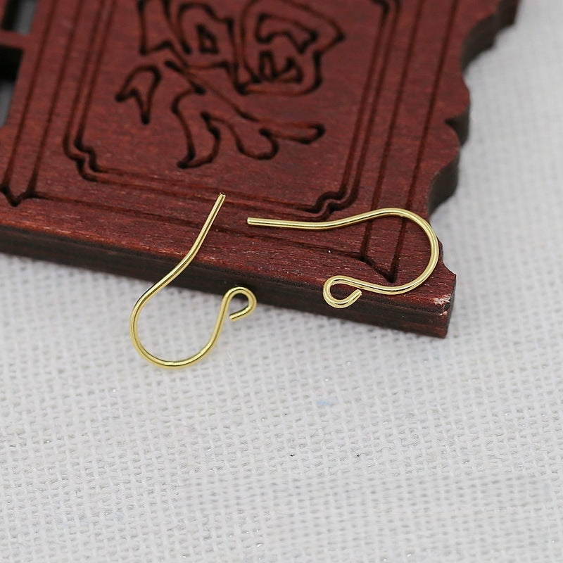 5Pairs 24K Gold Plated Brass Earring Hooks, Long and Short Options, Tarnish Resistant Ear Wires, DIY Jewelry Findings for Earrings