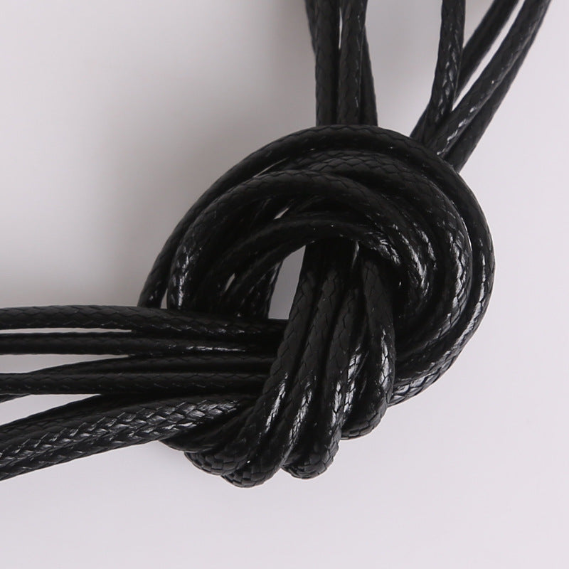 #003 Hot selling 1-2mm colored Korean waxed thread, Necklace Cord,Waxed Necklace Cord for Charms Pendants, Bracelets, Necklaces, Jewelry Making Supplies and Beading Supplies
