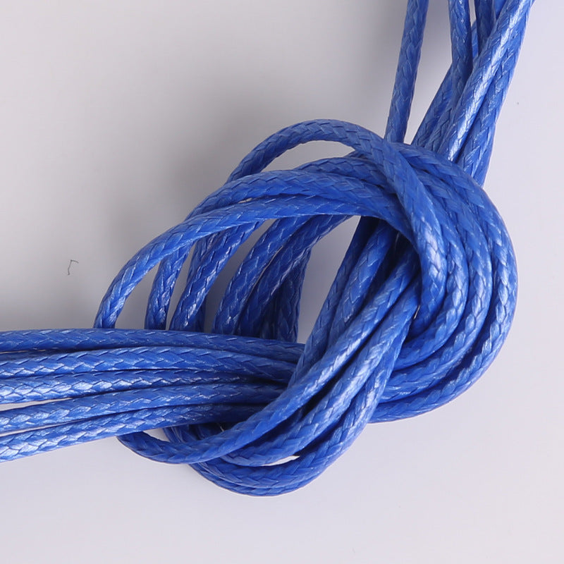 #003 Hot selling 1-2mm colored Korean waxed thread, Necklace Cord,Waxed Necklace Cord for Charms Pendants, Bracelets, Necklaces, Jewelry Making Supplies and Beading Supplies