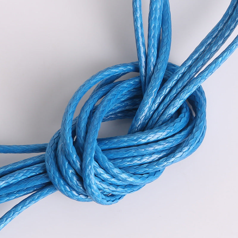 #003 Hot selling 1-2mm colored Korean waxed thread, Necklace Cord,Waxed Necklace Cord for Charms Pendants, Bracelets, Necklaces, Jewelry Making Supplies and Beading Supplies