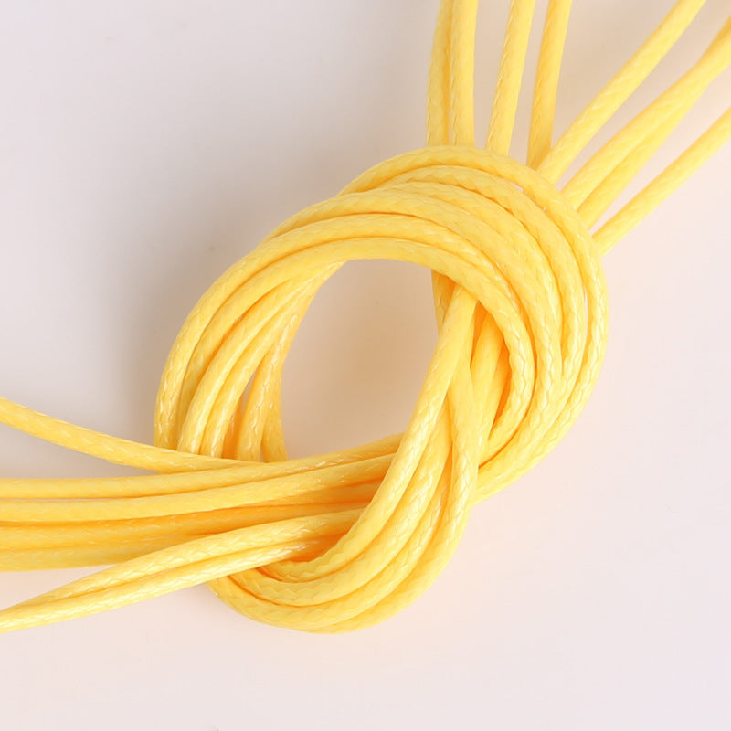 #003 Hot selling 1-2mm colored Korean waxed thread, Necklace Cord,Waxed Necklace Cord for Charms Pendants, Bracelets, Necklaces, Jewelry Making Supplies and Beading Supplies
