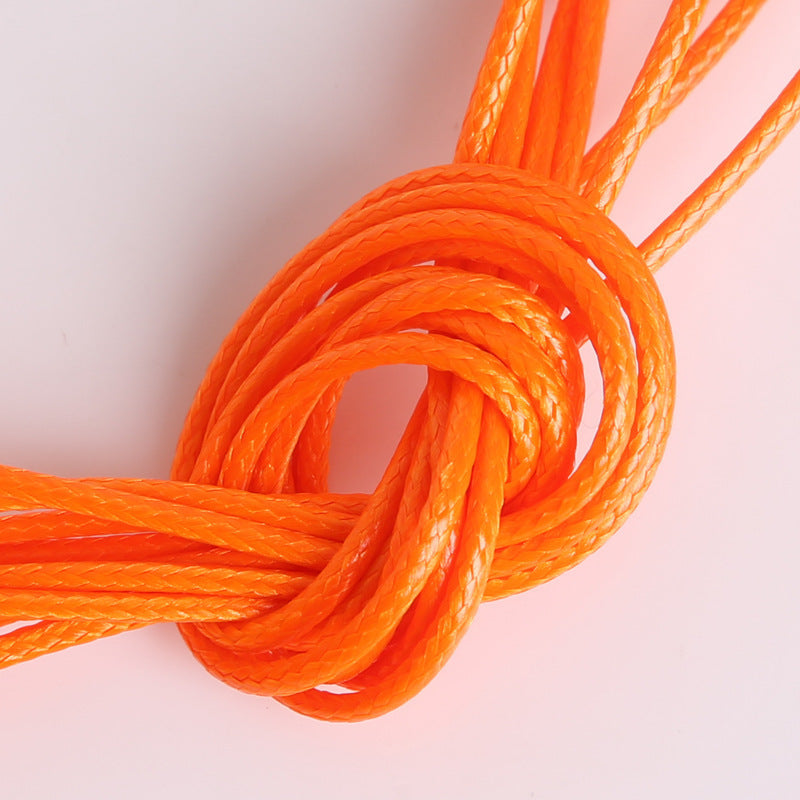 #003 Hot selling 1-2mm colored Korean waxed thread, Necklace Cord,Waxed Necklace Cord for Charms Pendants, Bracelets, Necklaces, Jewelry Making Supplies and Beading Supplies