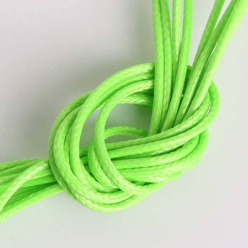 #003 Hot selling 1-2mm colored Korean waxed thread, Necklace Cord,Waxed Necklace Cord for Charms Pendants, Bracelets, Necklaces, Jewelry Making Supplies and Beading Supplies