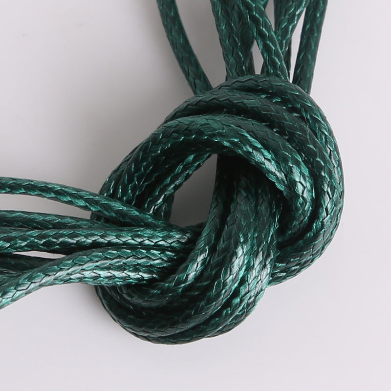 #003 Hot selling 1-2mm colored Korean waxed thread, Necklace Cord,Waxed Necklace Cord for Charms Pendants, Bracelets, Necklaces, Jewelry Making Supplies and Beading Supplies