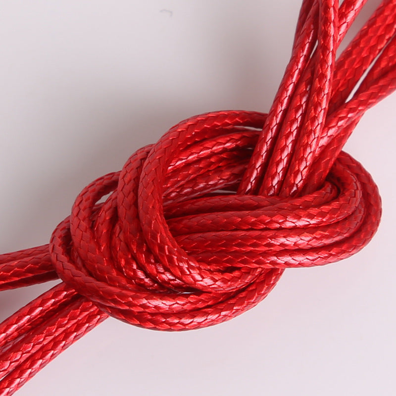 #003 Hot selling 1-2mm colored Korean waxed thread, Necklace Cord,Waxed Necklace Cord for Charms Pendants, Bracelets, Necklaces, Jewelry Making Supplies and Beading Supplies