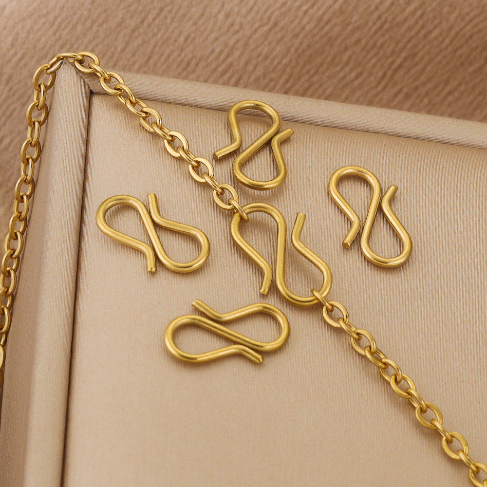 20PCS Stainless Steel S-Shaped Clasps Hooks, Jewelry Making DIY Connectors for Bracelets and Necklaces