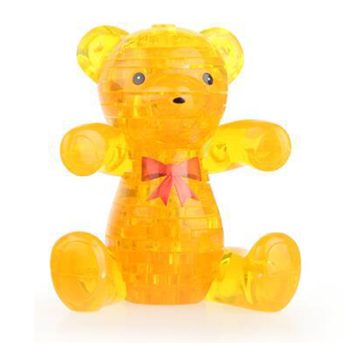 3D Crystal Puzzle Bear, Crystal Puzzle Brainteasers for Puzzlers Ages 16 and Up, 41PCS