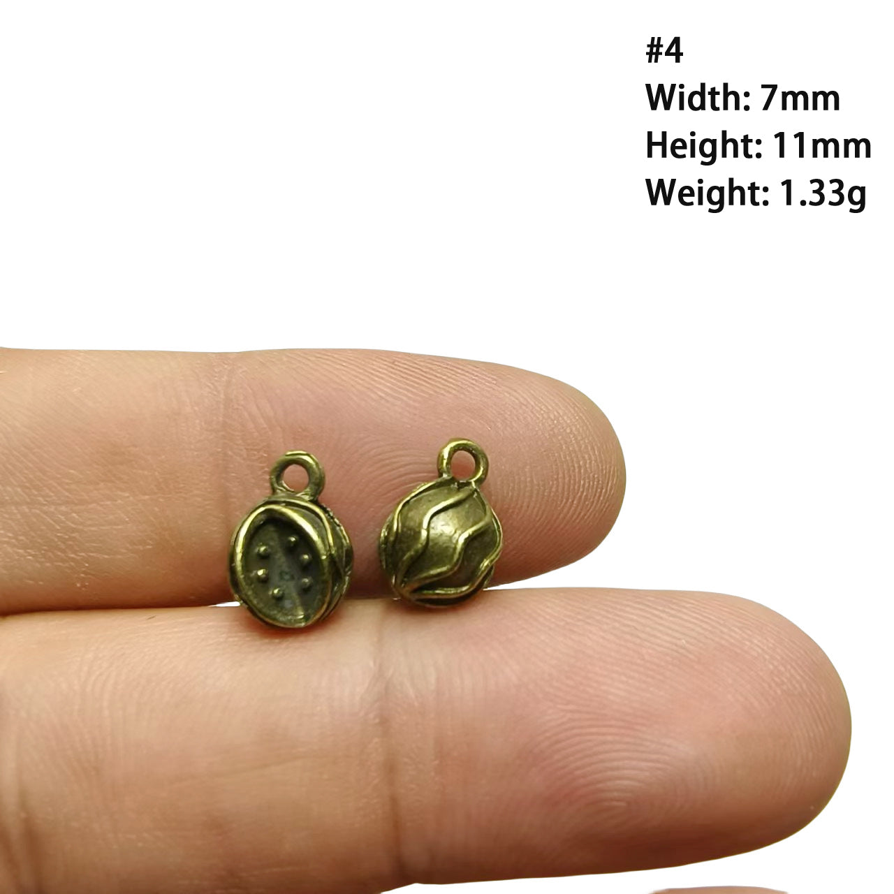 A Series of Charm 2: 10PCS Vintage Antique Bronze Pendants - Flower, Moon, Animal Shapes | DIY Jewelry Making Supplies, Craft Accessories for Necklaces/Bracelets