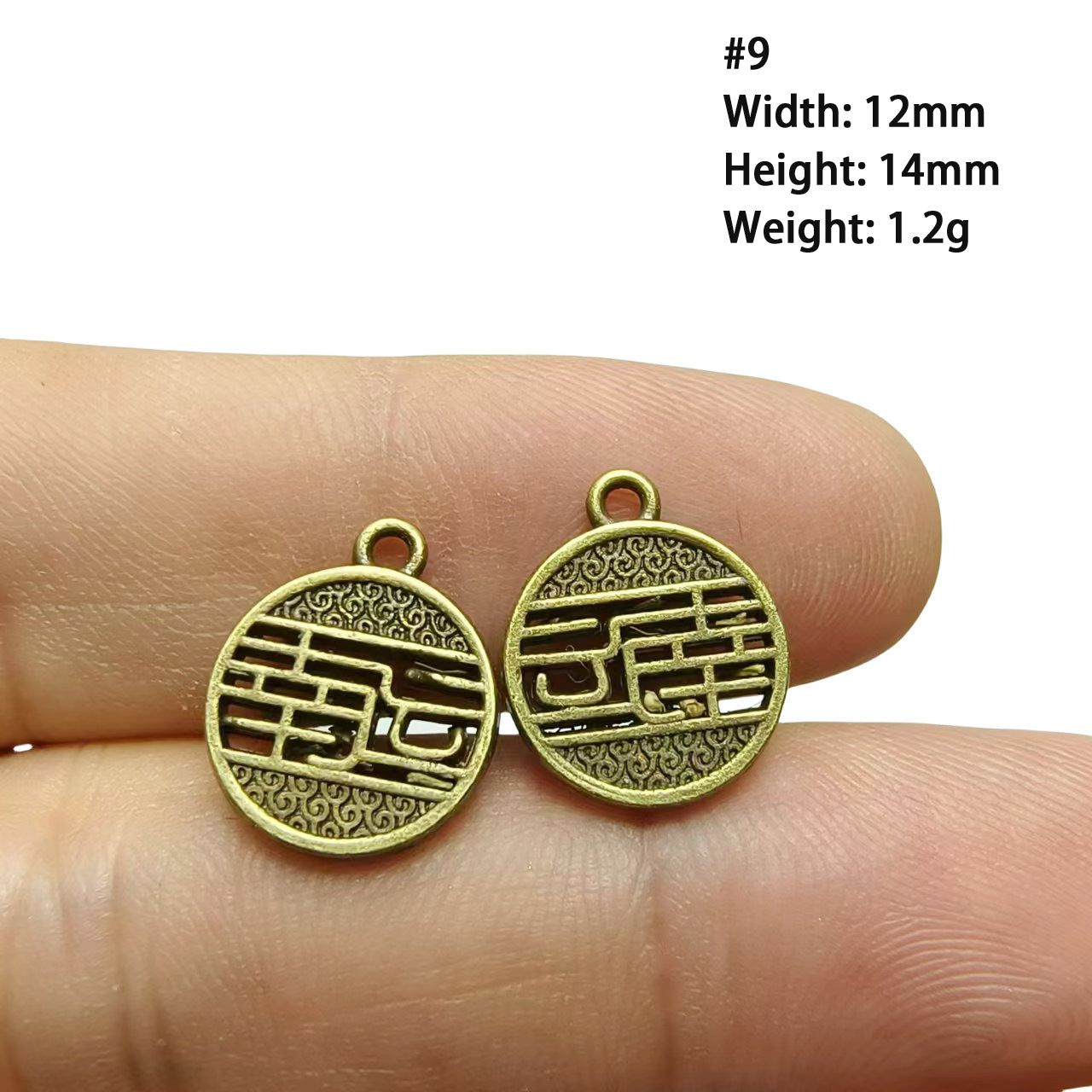 A Series of Charm 2: 10PCS Vintage Antique Bronze Pendants - Flower, Moon, Animal Shapes | DIY Jewelry Making Supplies, Craft Accessories for Necklaces/Bracelets
