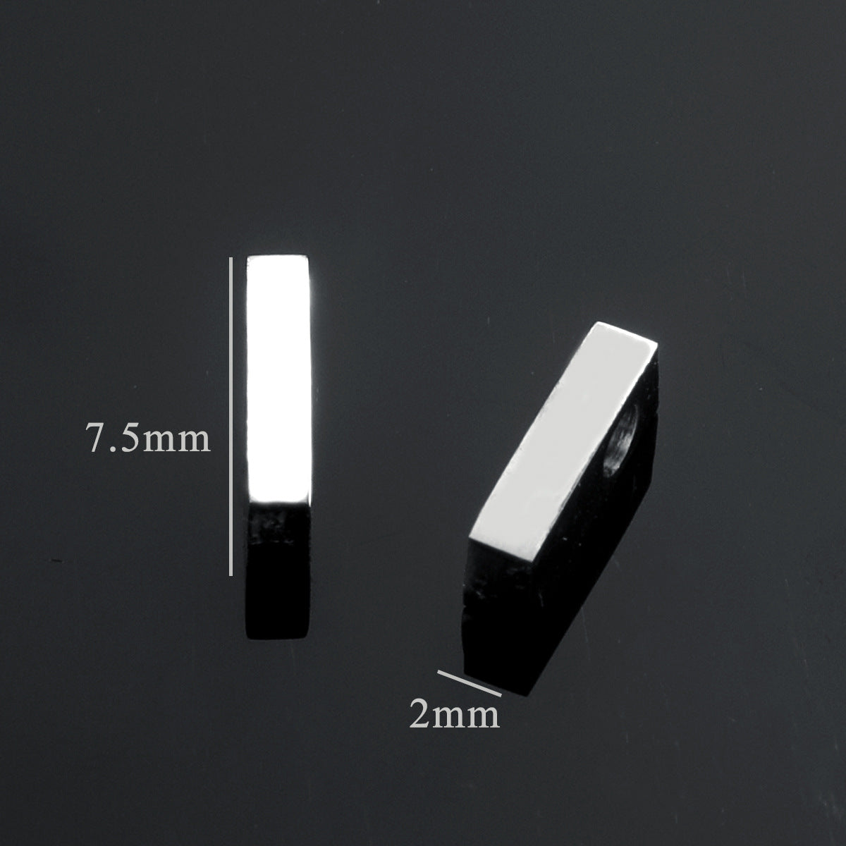 5PCS Stainless Steel 3D Letter Pendants - Minimalist & Stylish for Women's DIY Necklaces | Fashion Jewelry Findings