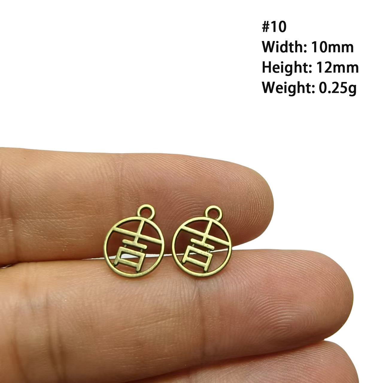 A Series of Charm 2: 10PCS Vintage Antique Bronze Pendants - Flower, Moon, Animal Shapes | DIY Jewelry Making Supplies, Craft Accessories for Necklaces/Bracelets