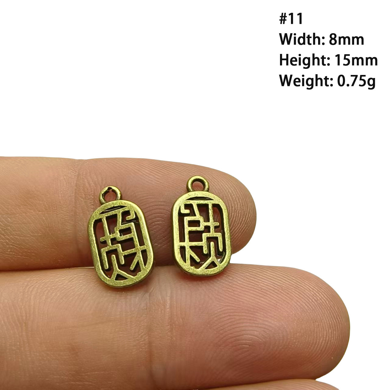 A Series of Charm 2: 10PCS Vintage Antique Bronze Pendants - Flower, Moon, Animal Shapes | DIY Jewelry Making Supplies, Craft Accessories for Necklaces/Bracelets