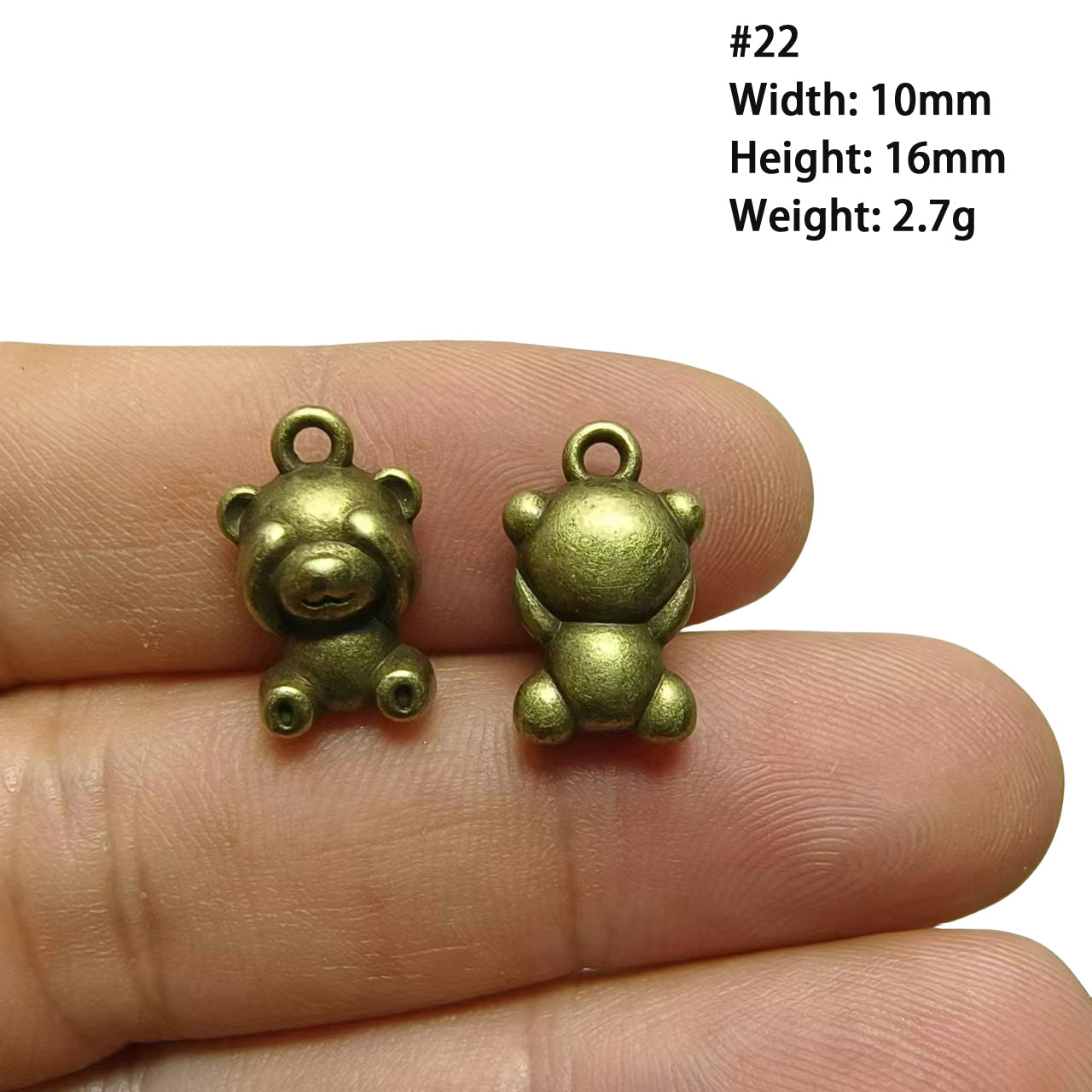 A Series of Charm 2: 10PCS Vintage Antique Bronze Pendants - Flower, Moon, Animal Shapes | DIY Jewelry Making Supplies, Craft Accessories for Necklaces/Bracelets