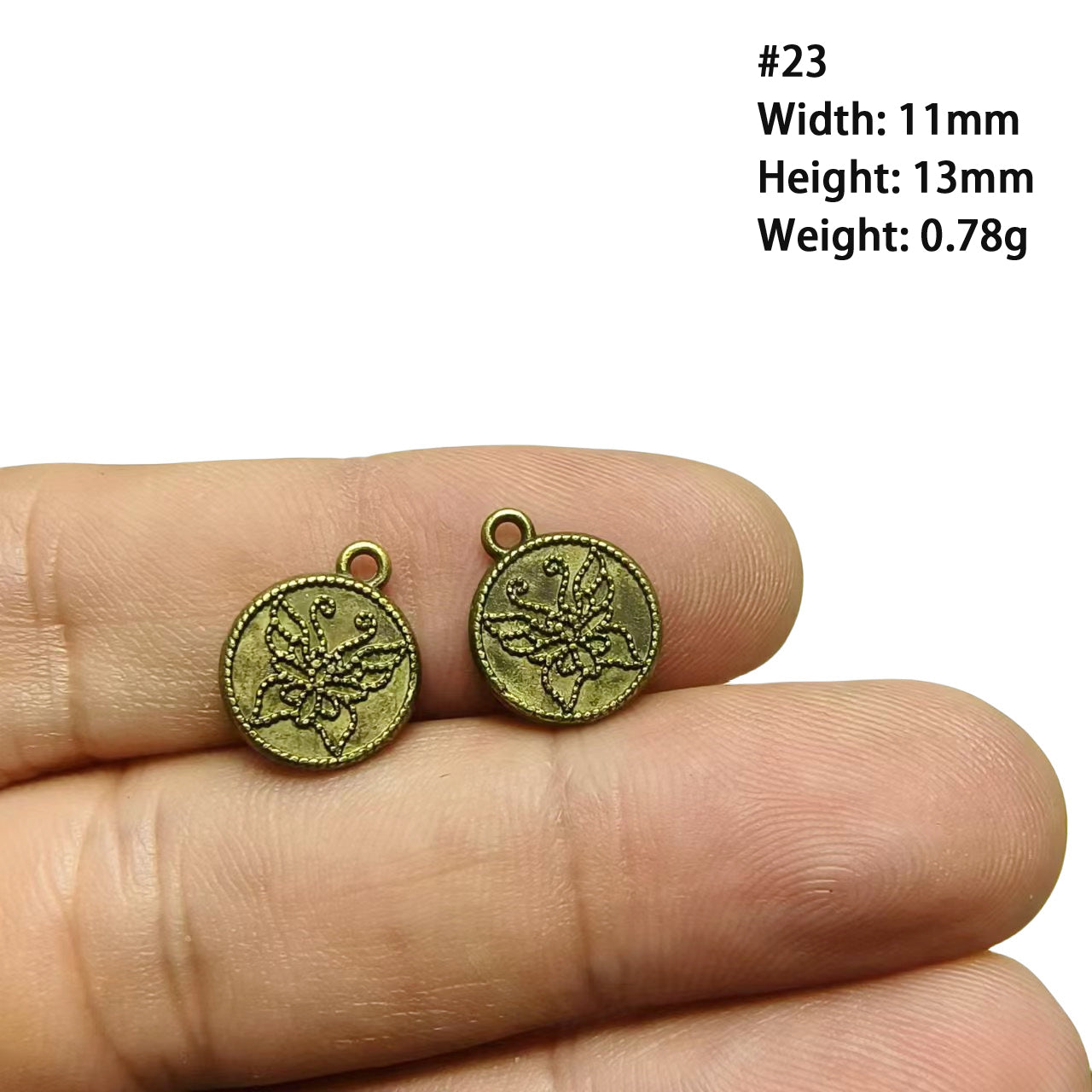 A Series of Charm 2: 10PCS Vintage Antique Bronze Pendants - Flower, Moon, Animal Shapes | DIY Jewelry Making Supplies, Craft Accessories for Necklaces/Bracelets