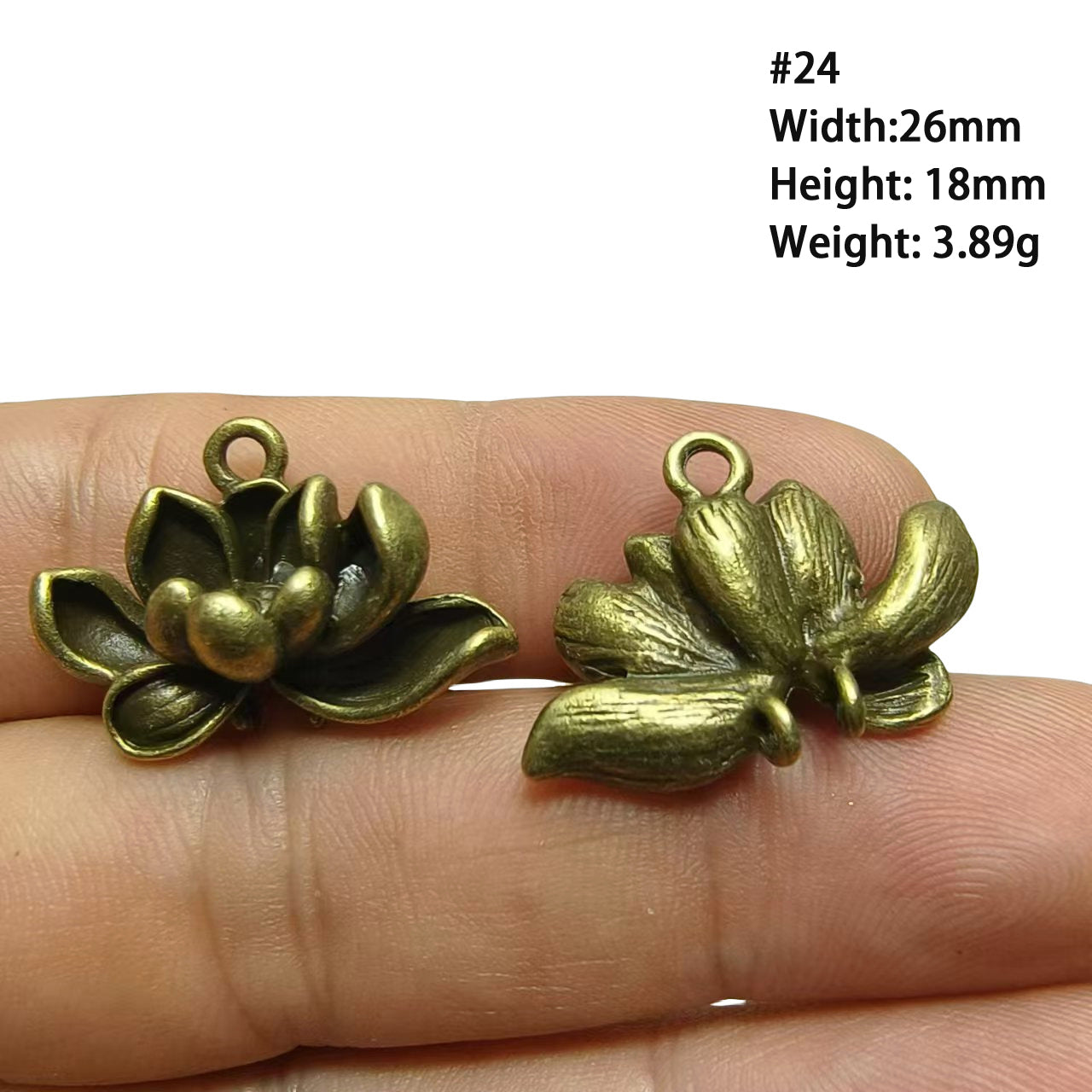 A Series of Charm 2: 10PCS Vintage Antique Bronze Pendants - Flower, Moon, Animal Shapes | DIY Jewelry Making Supplies, Craft Accessories for Necklaces/Bracelets