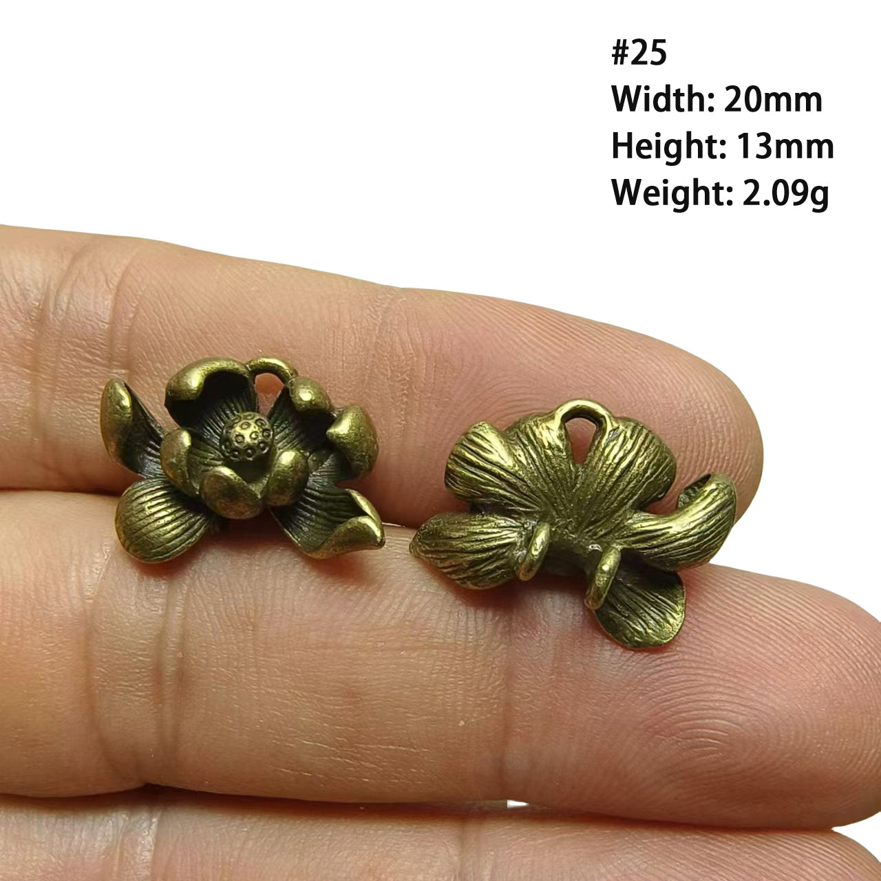 A Series of Charm 2: 10PCS Vintage Antique Bronze Pendants - Flower, Moon, Animal Shapes | DIY Jewelry Making Supplies, Craft Accessories for Necklaces/Bracelets