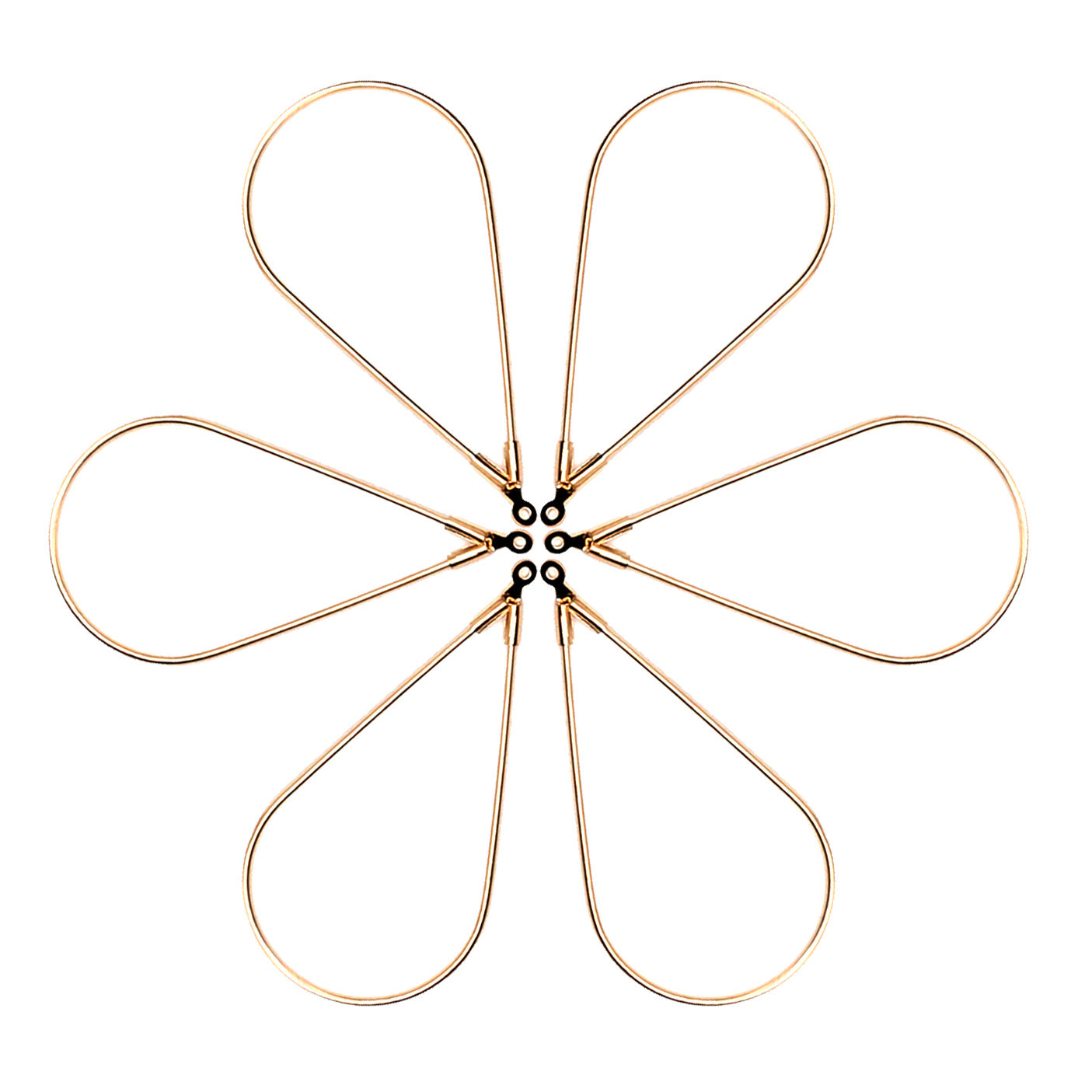 10PCS Copper Water Drop Earring Hoop & Clip Kit | DIY Handmade Ear Jewelry Making Supplies, Complete Earring Craft Kit