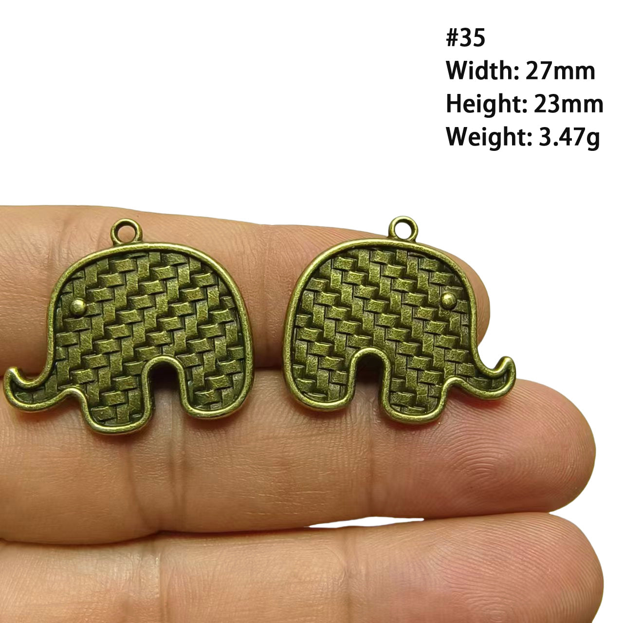 A Series of Charm 2: 10PCS Vintage Antique Bronze Pendants - Flower, Moon, Animal Shapes | DIY Jewelry Making Supplies, Craft Accessories for Necklaces/Bracelets