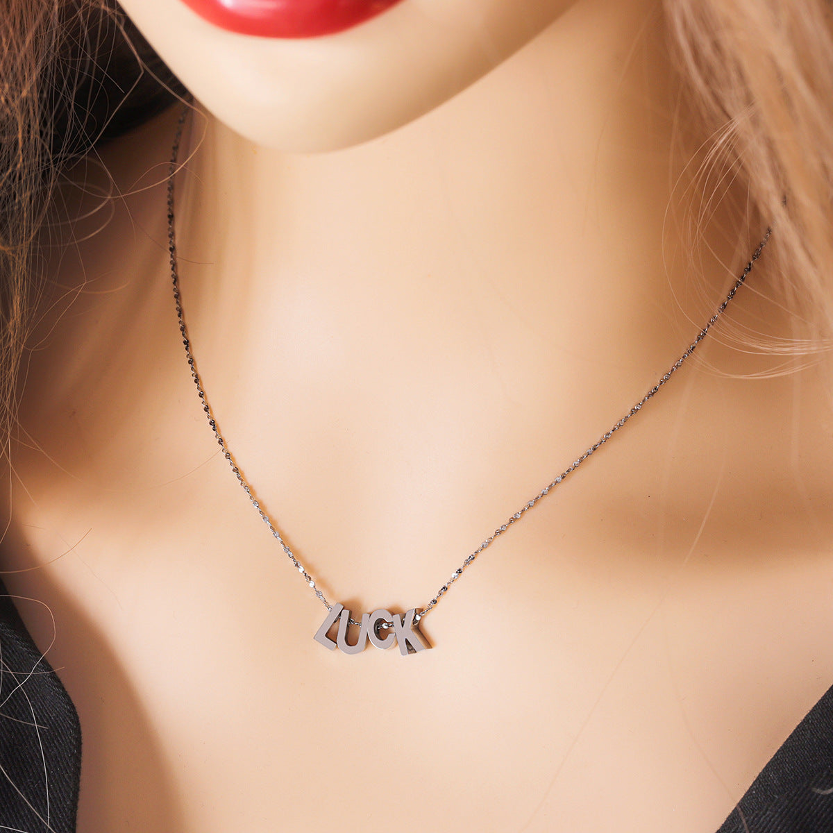 5PCS Stainless Steel 3D Letter Pendants - Minimalist & Stylish for Women's DIY Necklaces | Fashion Jewelry Findings