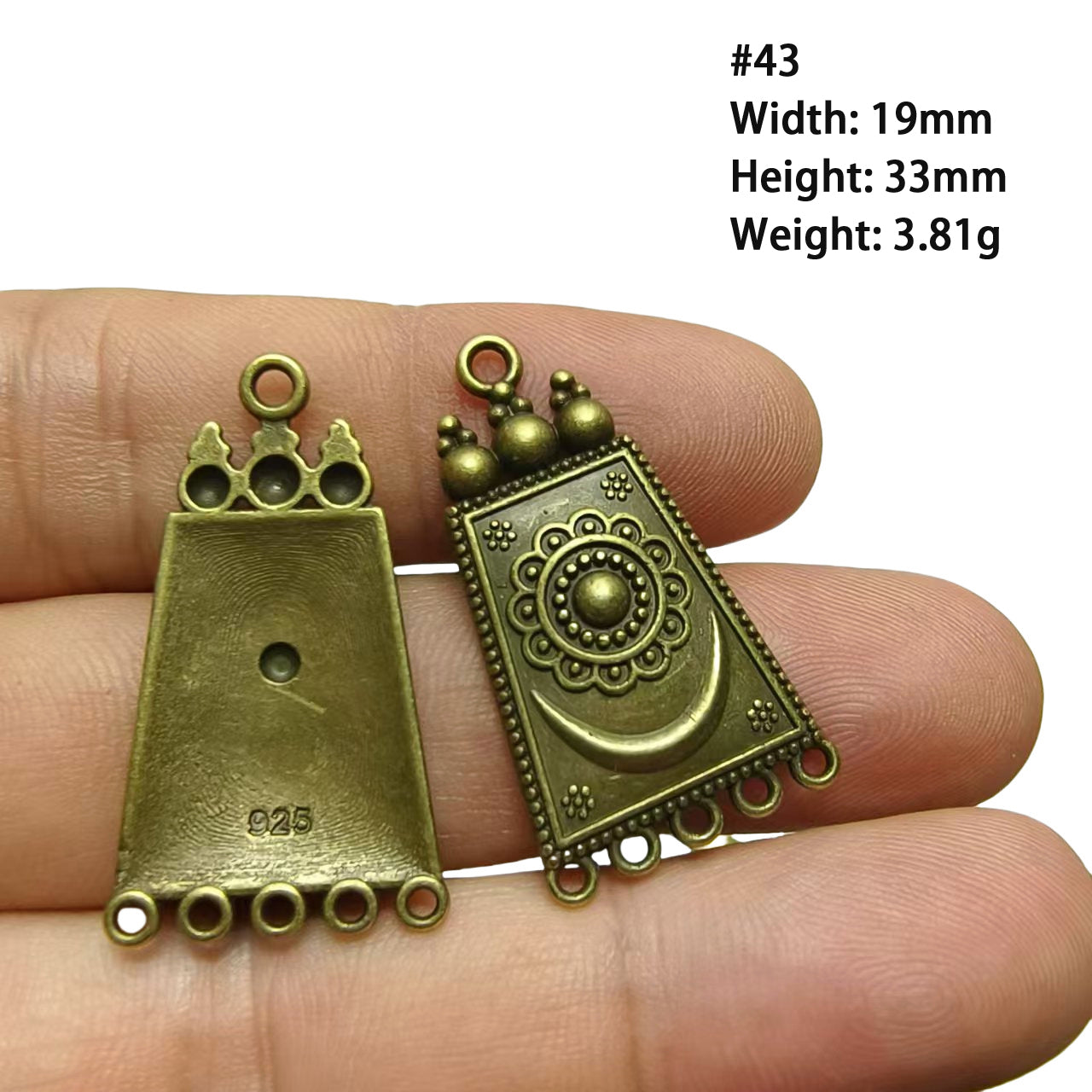 A Series of Charm 2: 10PCS Vintage Antique Bronze Pendants - Flower, Moon, Animal Shapes | DIY Jewelry Making Supplies, Craft Accessories for Necklaces/Bracelets