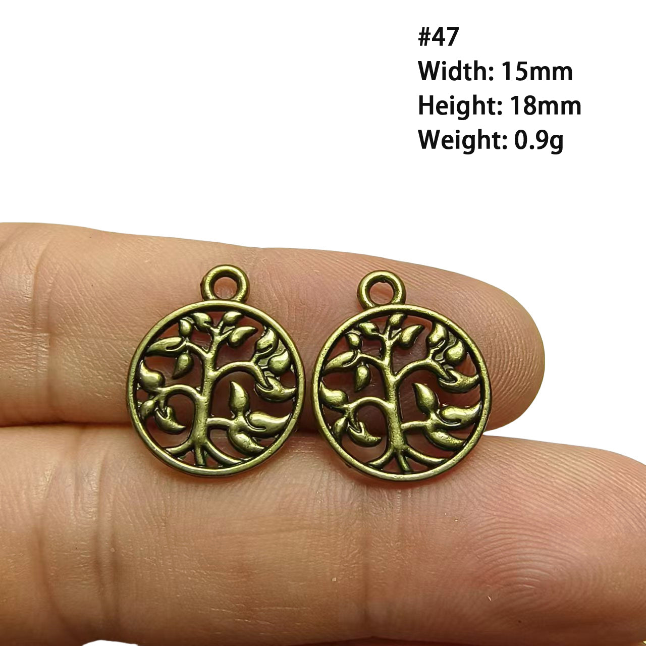 A Series of Charm 2: 10PCS Vintage Antique Bronze Pendants - Flower, Moon, Animal Shapes | DIY Jewelry Making Supplies, Craft Accessories for Necklaces/Bracelets