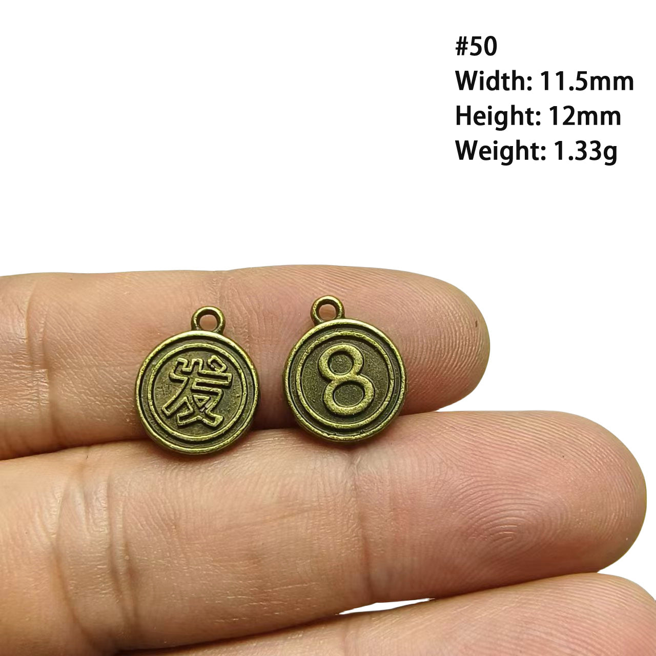 A Series of Charm 2: 10PCS Vintage Antique Bronze Pendants - Flower, Moon, Animal Shapes | DIY Jewelry Making Supplies, Craft Accessories for Necklaces/Bracelets