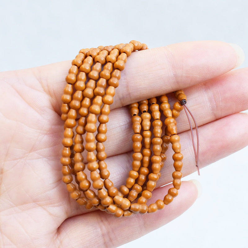6x3.5mm Olive Pit Gourd (Hulu) Beads - Tiny Olive Stone Gourd Charms for DIY Jewelry, Bracelets,110PCS Beads